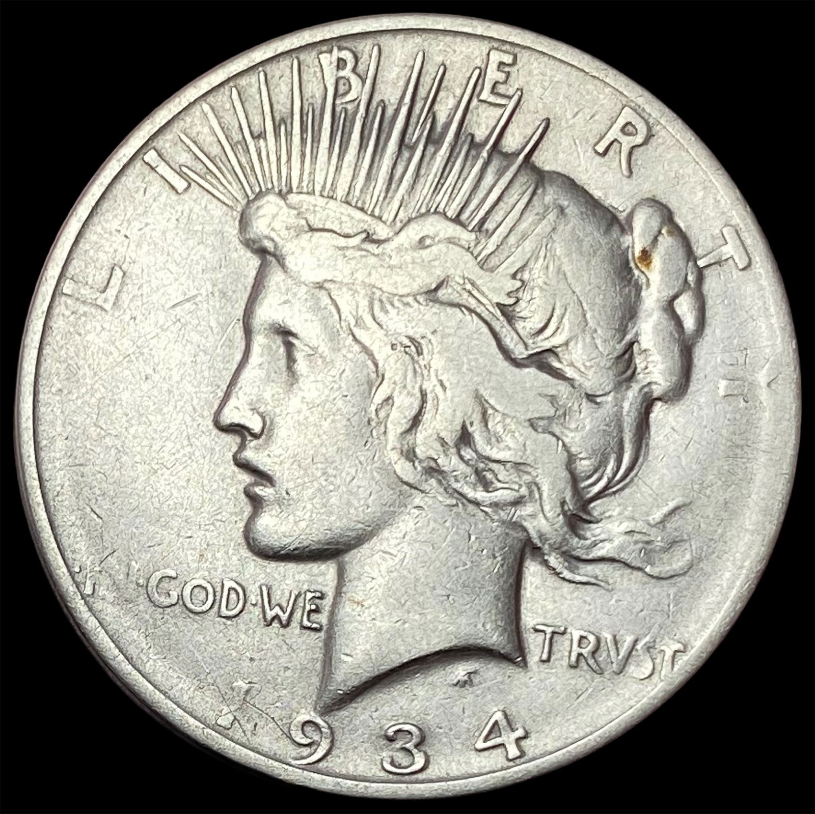 1934-D Silver Peace Dollar LIGHTLY CIRCULATED (1 of 2)