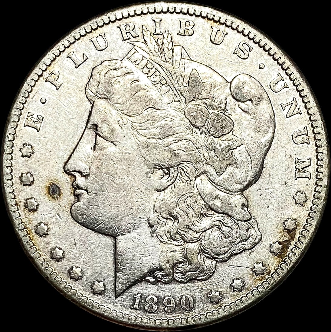 1890-CC Silver Morgan Dollar NEARLY UNCIRCULATED (1 of 2)