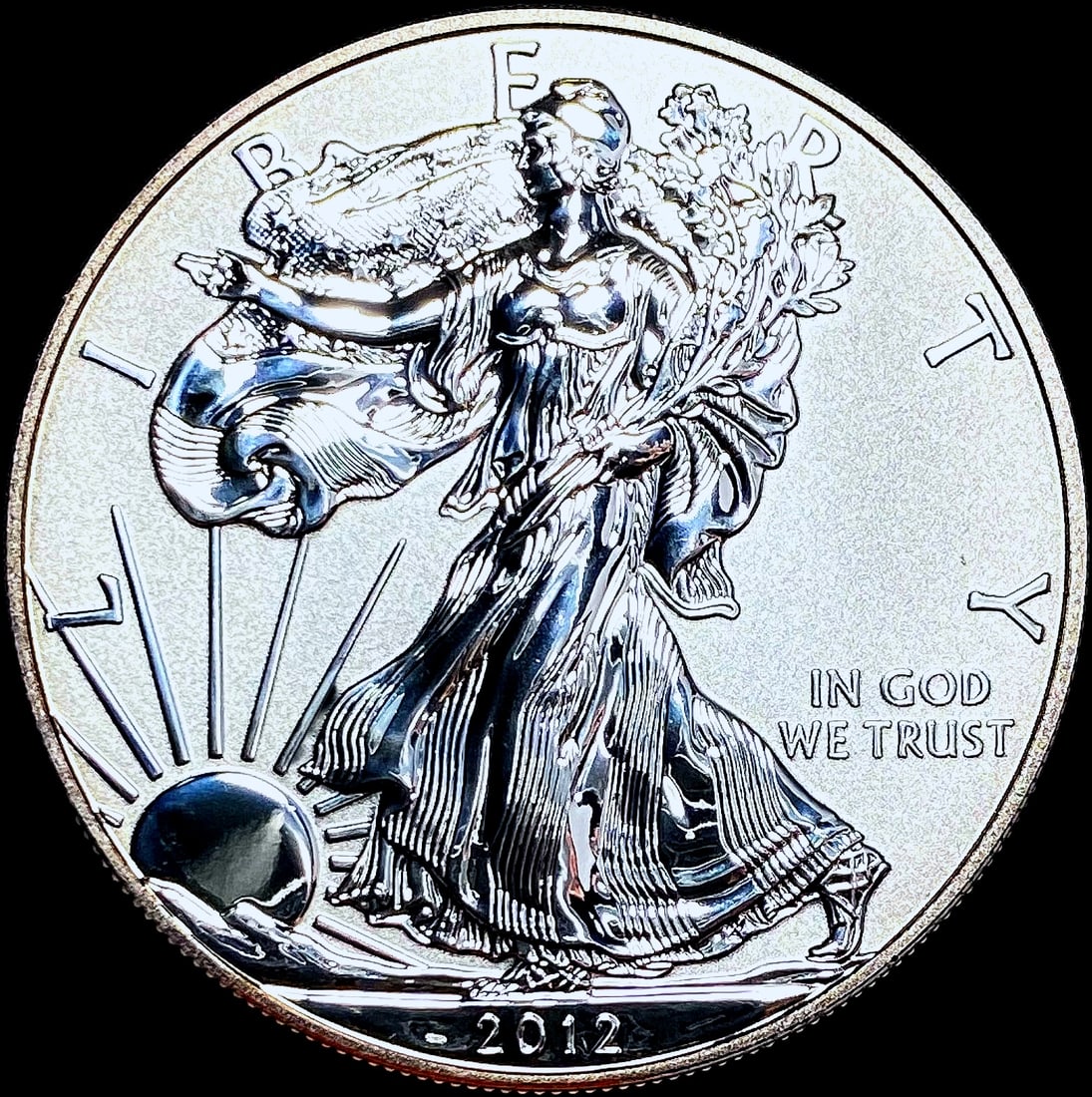 2012-S Rev. Proof 1oz Silver American Eagle GEM PROOF (1 of 2)