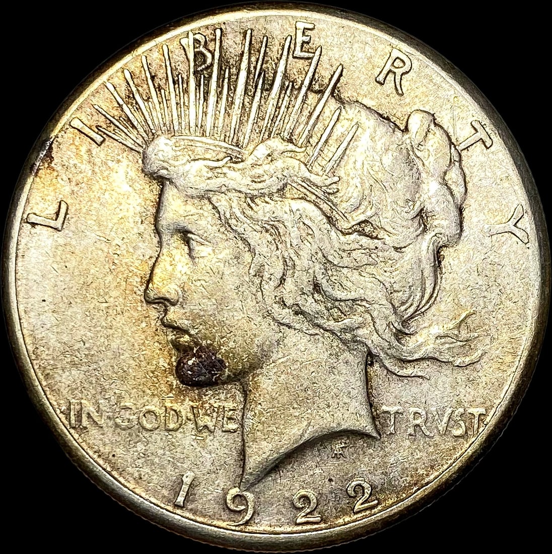 1922-S Silver Peace Dollar LIGHTLY CIRCULATED (1 of 2)