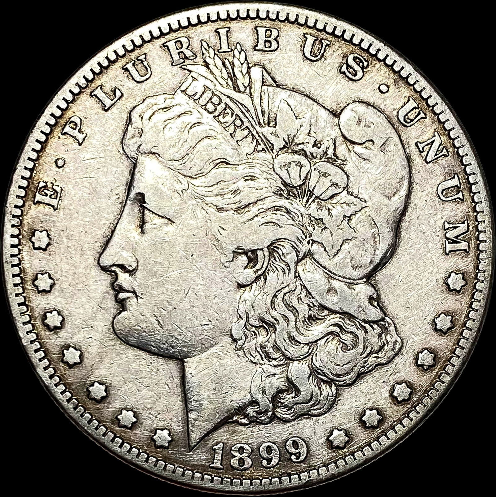 1899-S Silver Morgan Dollar NEARLY UNCIRCULATED (1 of 2)