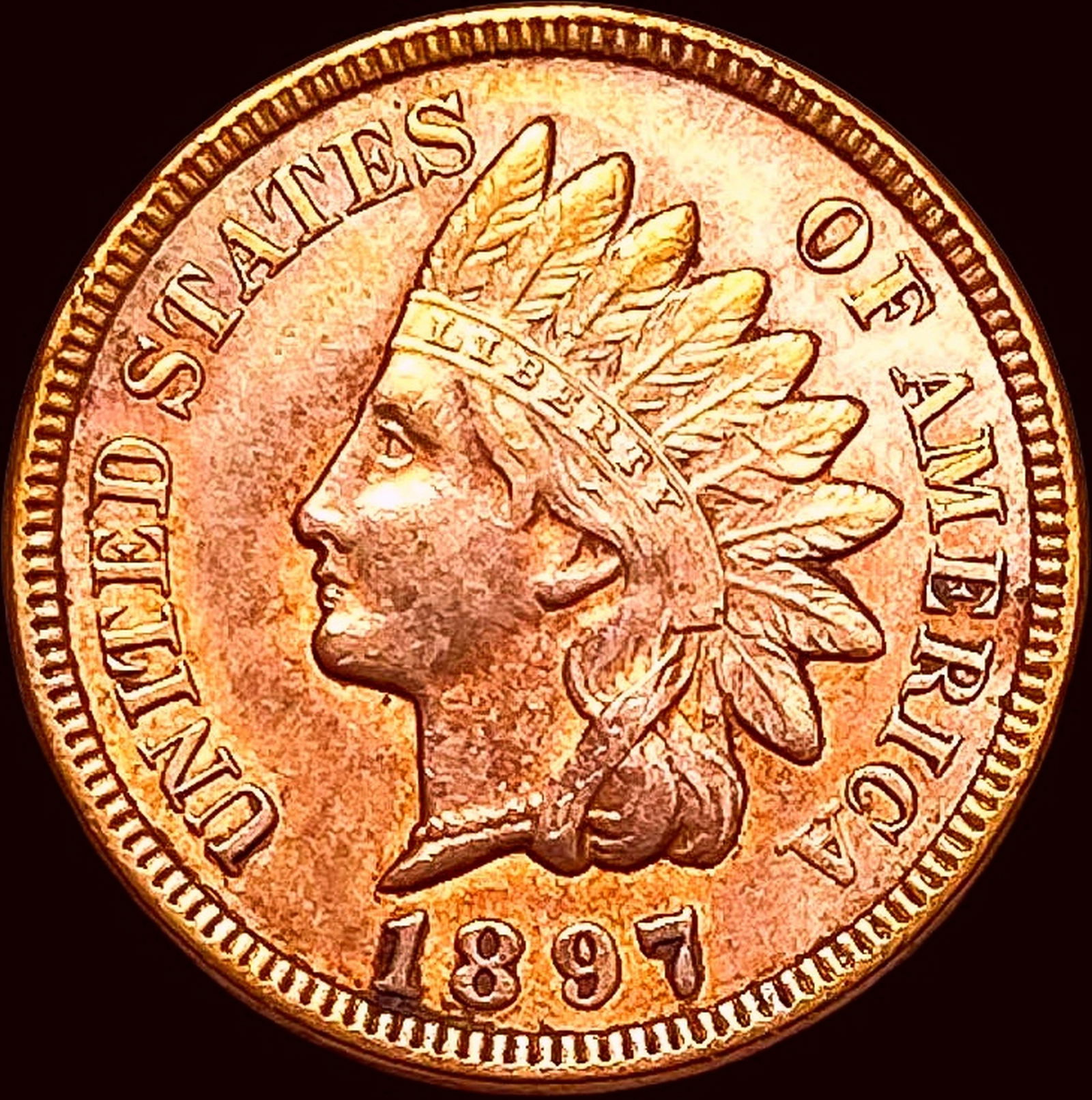 1897 Indian Head Cent UNCIRCULATED (1 of 2)