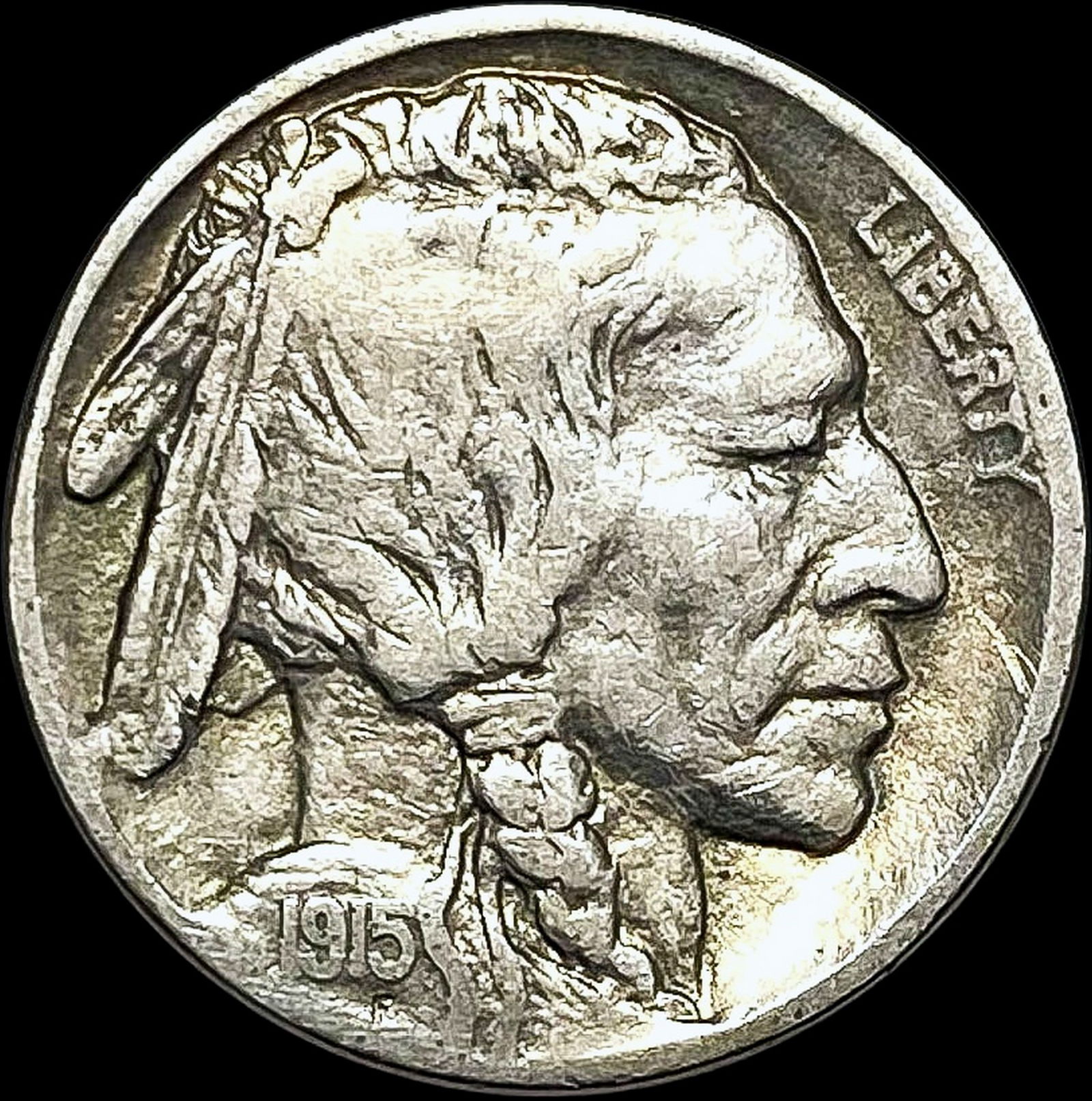 1915-D Buffalo Nickel ABOUT UNCIRCULATED (1 of 2)