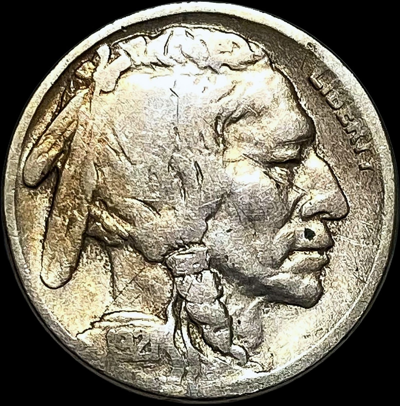 1921-S Buffalo Nickel LIGHTLY CIRCULATED (1 of 2)