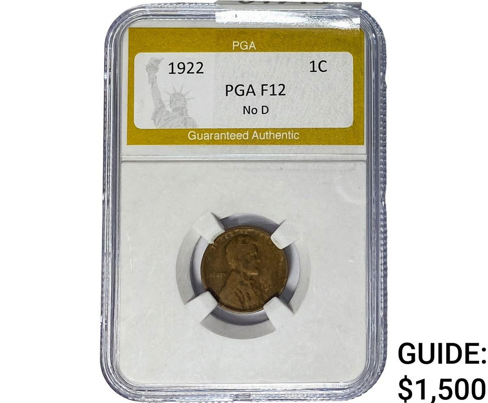 1922 Wheat Cent PGA F12 NO D (1 of 2)