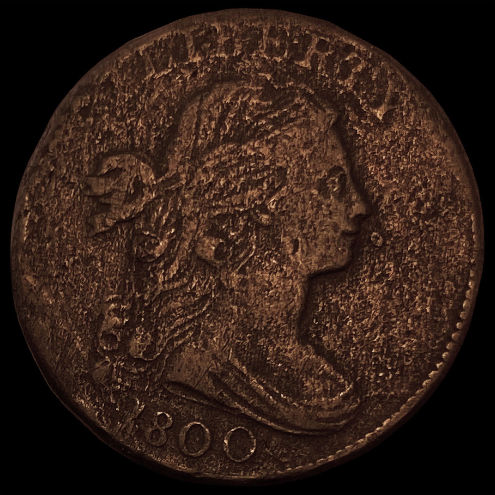 1800 Draped Bust Large Cent LIGHTLY CIRCULATED (1 of 2)