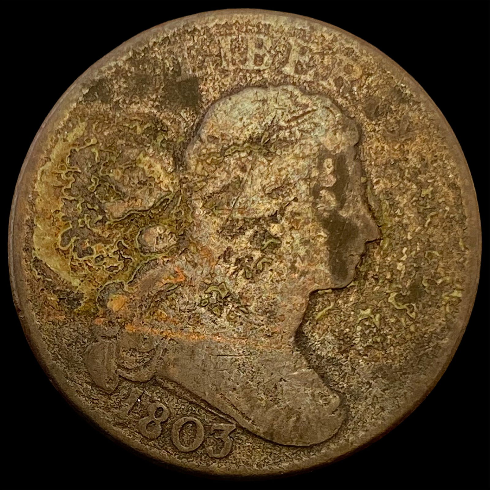 1803 Draped Bust Large Cent NICELY CIRCULATED (1 of 2)