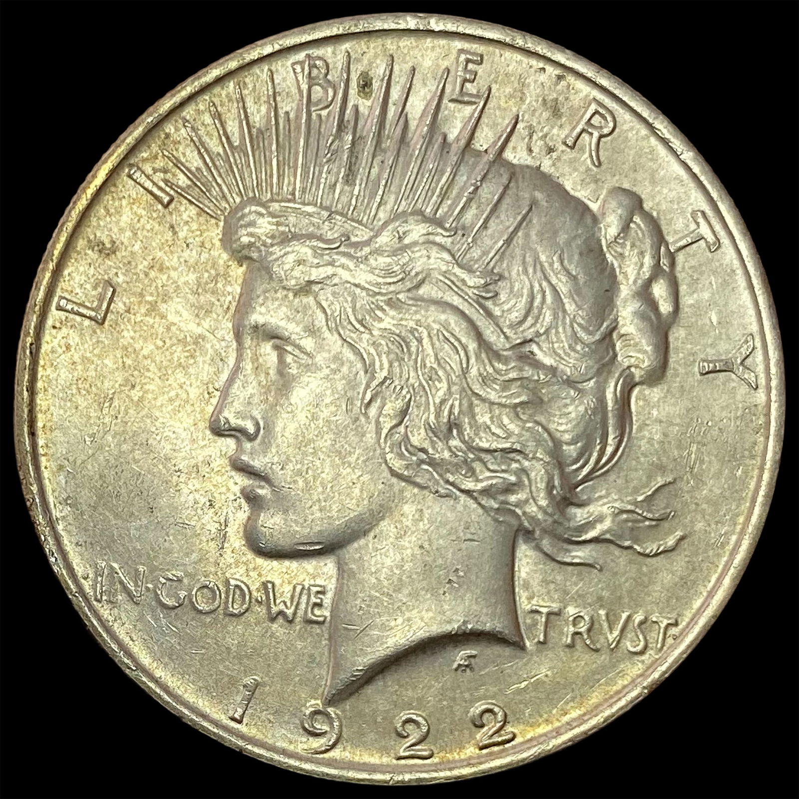1922 Silver Peace Dollar CHOICE AU (1 of 2)