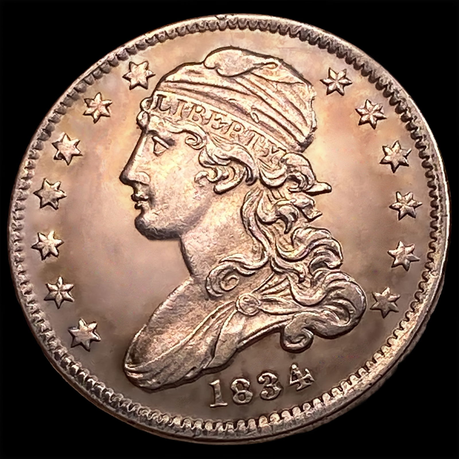 1834 Capped Bust Quarter UNCIRCULATED (1 of 2)