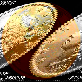 1869-S $20 Gold Double Eagle UNCIRCULATED PL: 1869-S $20 Gold Double Eagle UNCIRCULATED PL