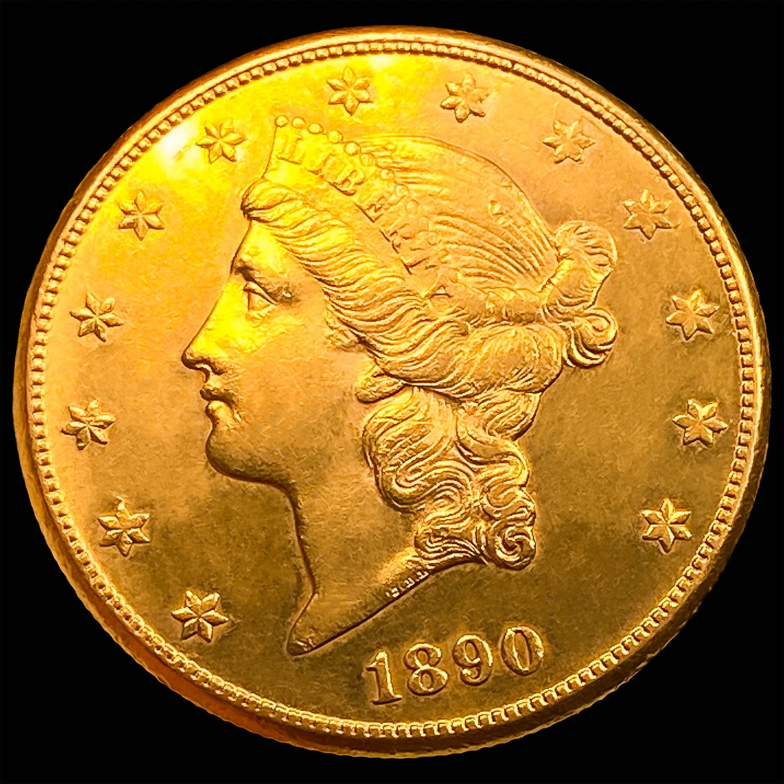 1890-CC $20 Gold Double Eagle CHOICE BU (1 of 2)