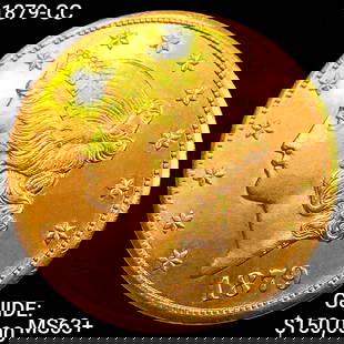 1879-CC $20 Gold Double Eagle CHOICE BU+: 1879-CC $20 Gold Double Eagle CHOICE BU+