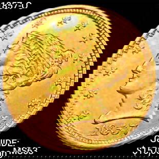 1857-O $2.50 Gold Quarter Eagle CHOICE BU: 1857-O $2.50 Gold Quarter Eagle CHOICE BU