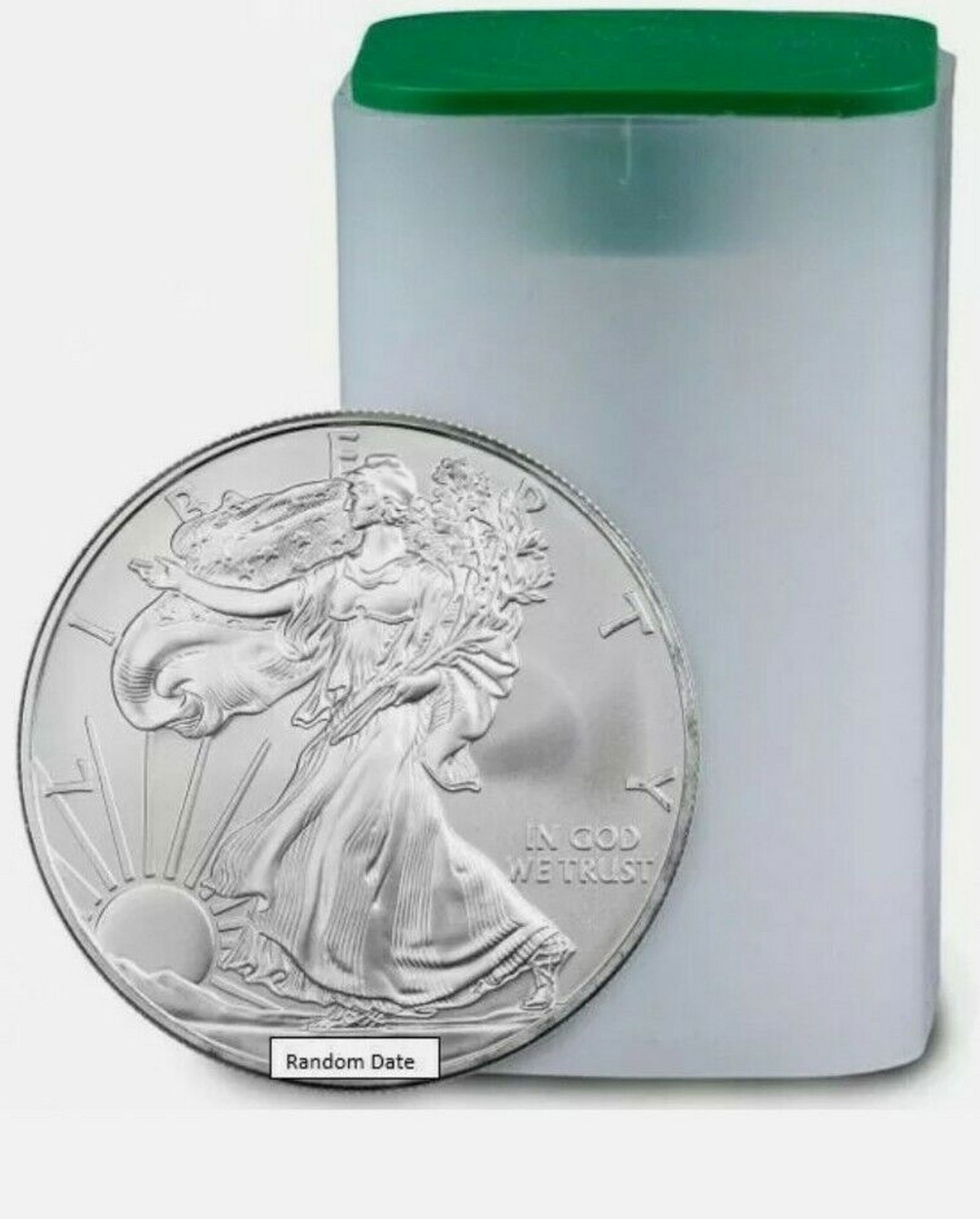 [20 Coins] 1990's American Silver Eagle Roll GEM BU (1 of 1)