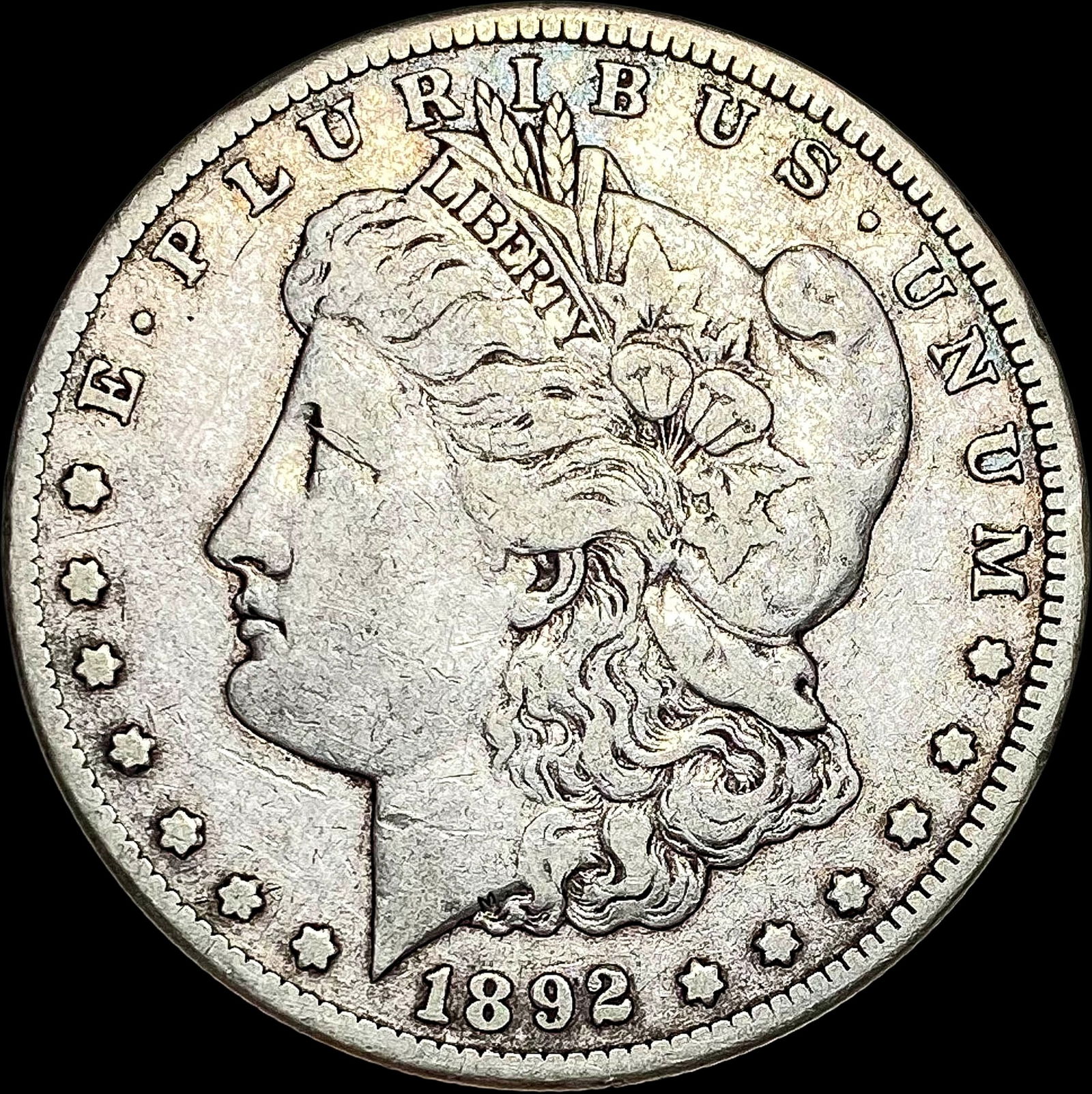 1892-CC Silver Morgan Dollar LIGHTLY CIRCULATED (1 of 2)
