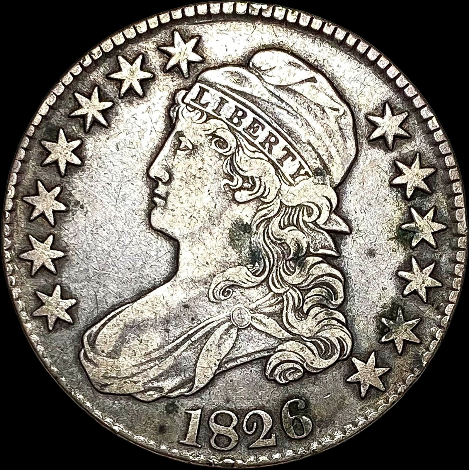 1826 Capped Bust Half Dollar CLOSELY UNCIRCULATED (1 of 2)