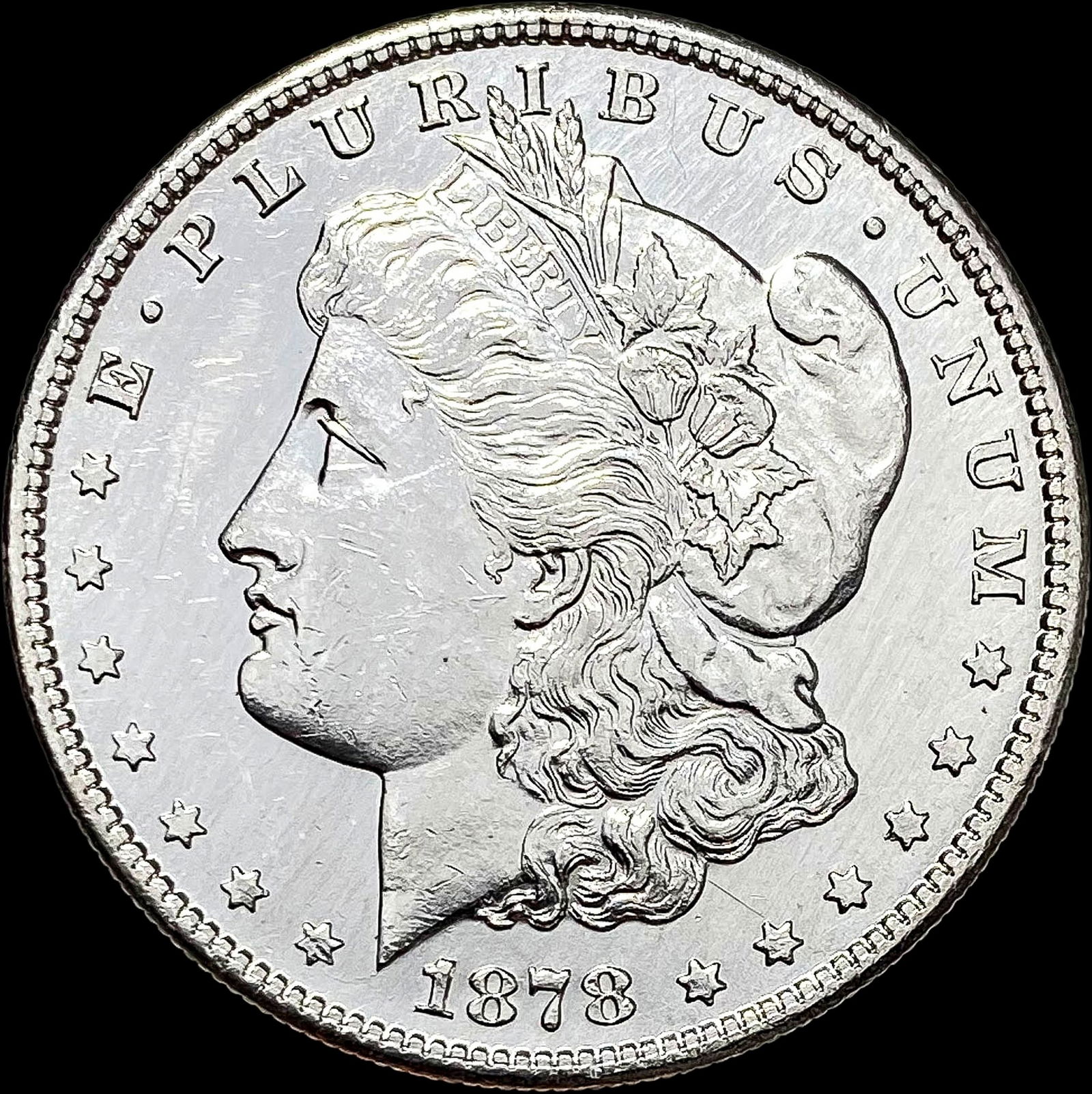 1878-S Silver Morgan Dollar CLOSELY UNCIRCULATED (1 of 2)