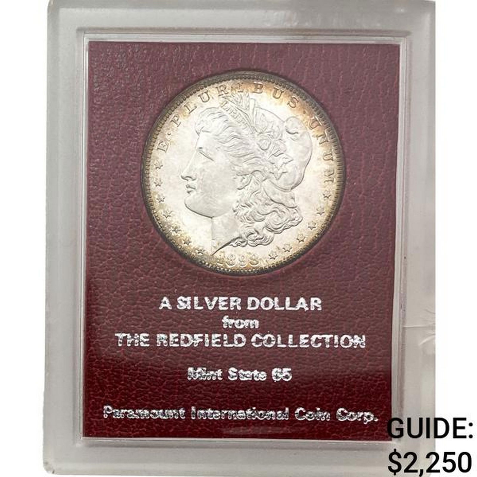 1898-S Morgan Silver Dollar REDFIELD MS65 (1 of 2)