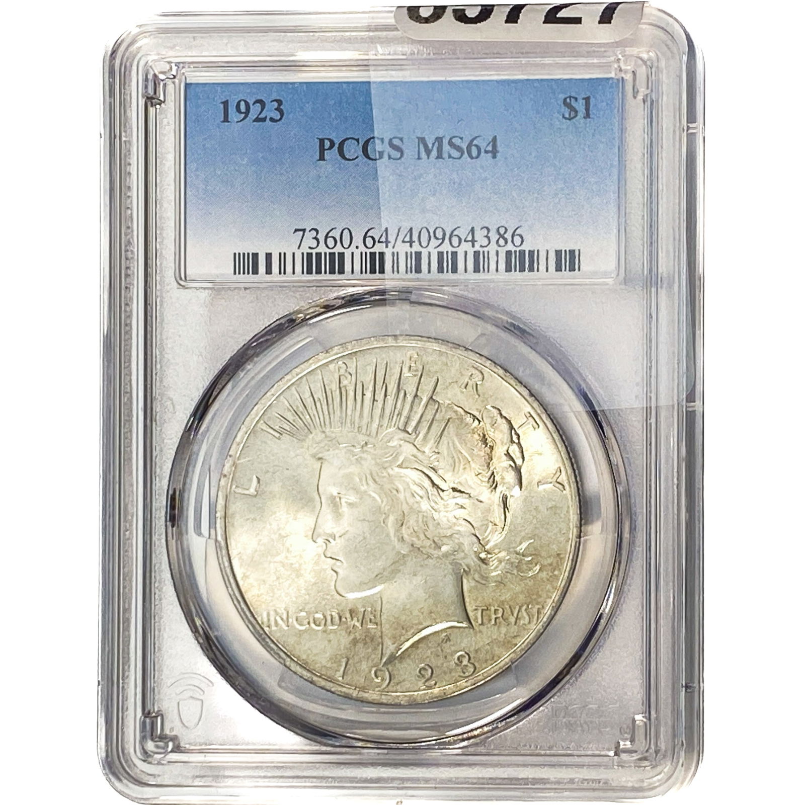 1923 Silver Peace Dollar PCGS MS64 (1 of 2)