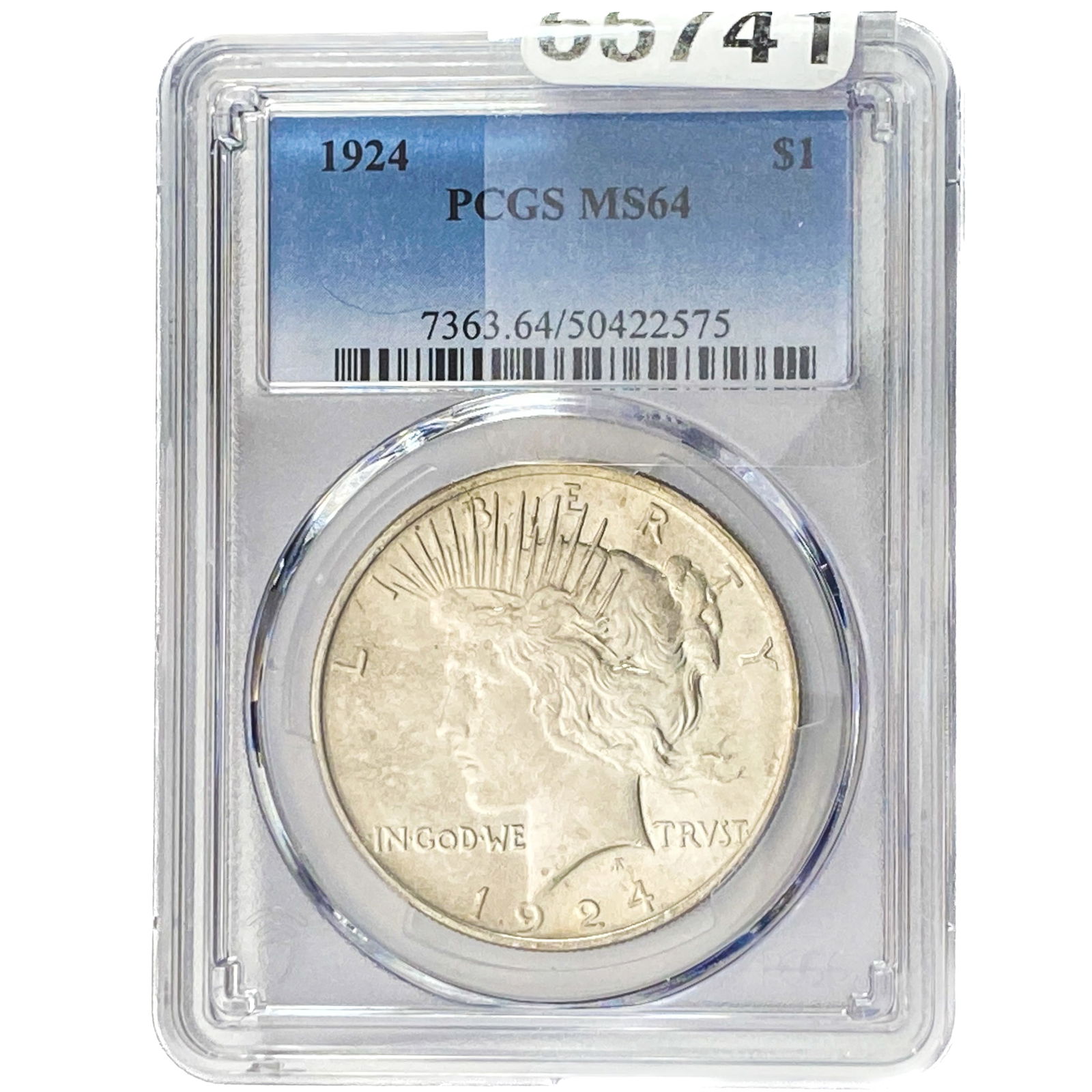 1924 Silver Peace Dollar PCGS MS64 (1 of 2)