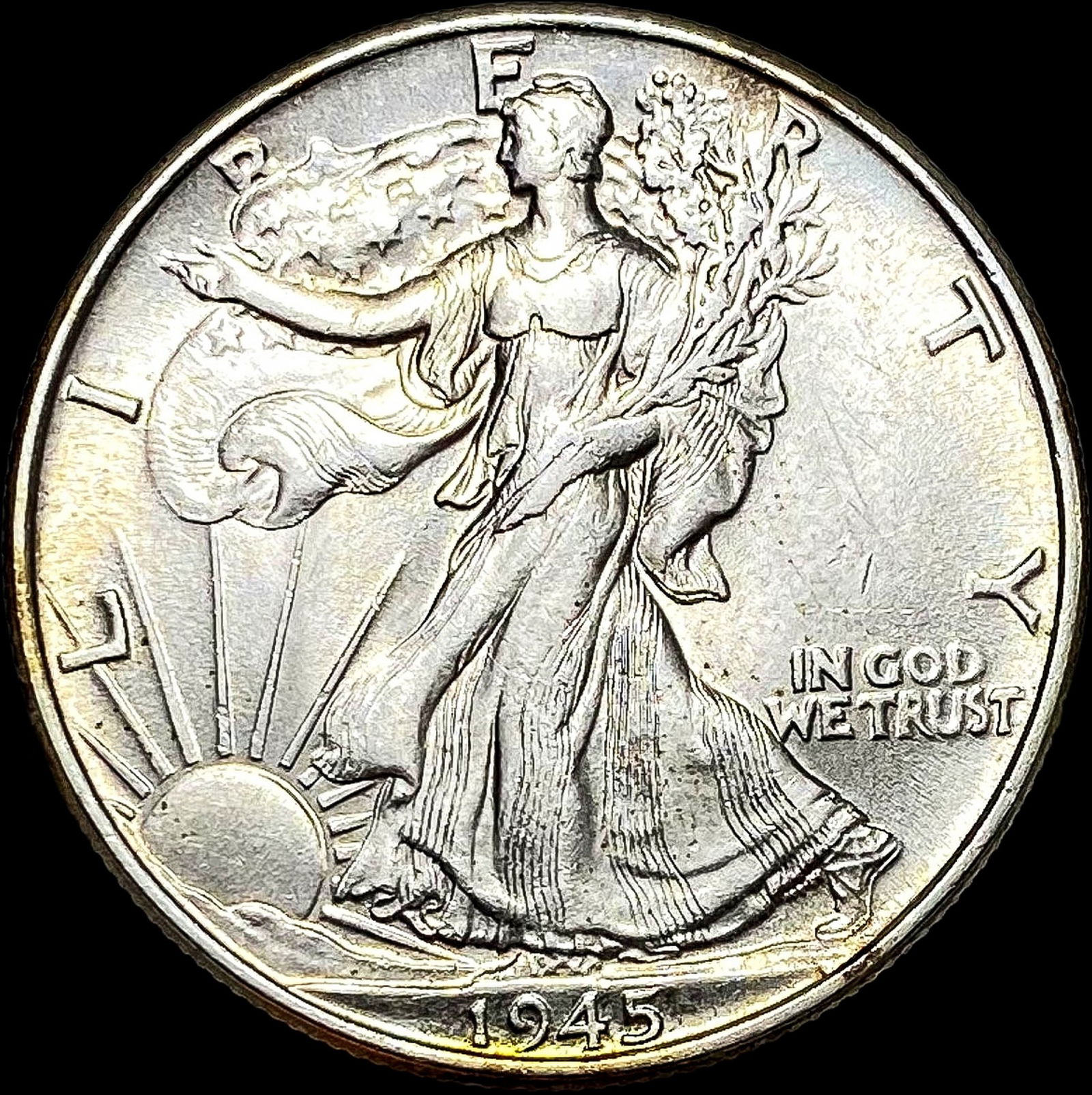 1945 Silver Walking Liberty Half Dollar UNCIRCULATED (1 of 2)