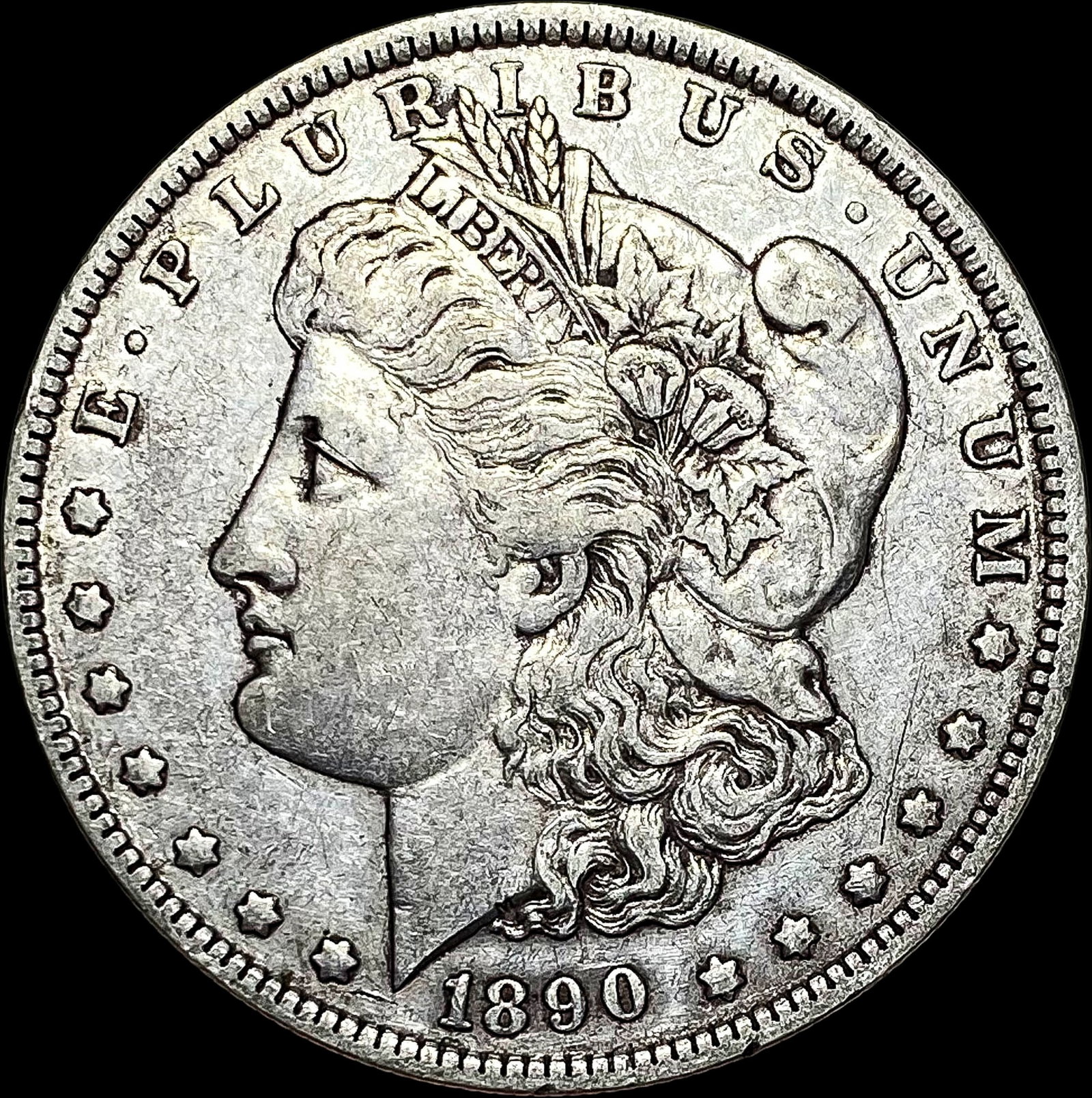 1890-O Morgan Silver Dollar CLOSELY UNCIRCULATED (1 of 2)