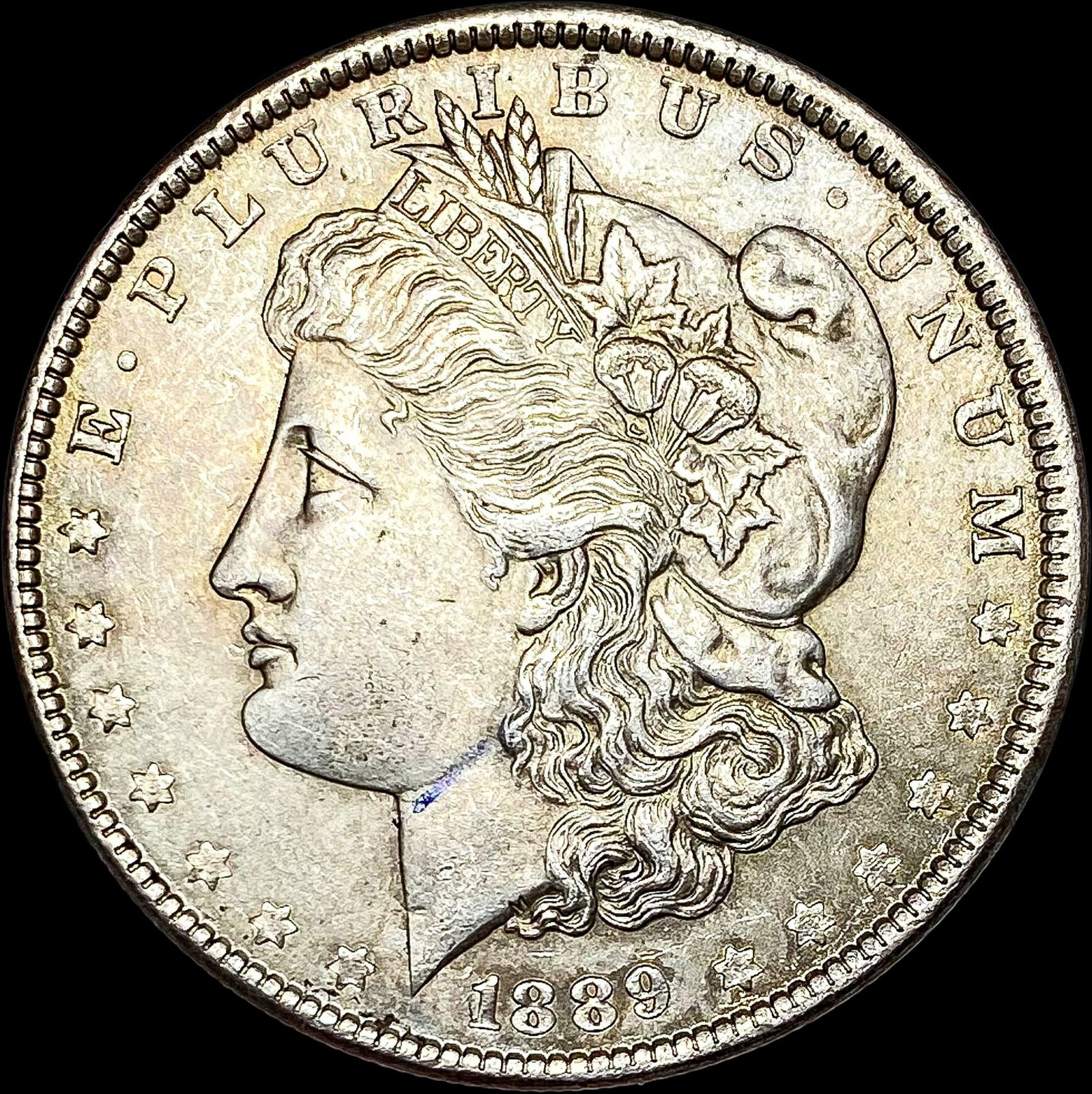 1889 Morgan Silver Dollar CLOSELY UNCIRCULATED (1 of 2)