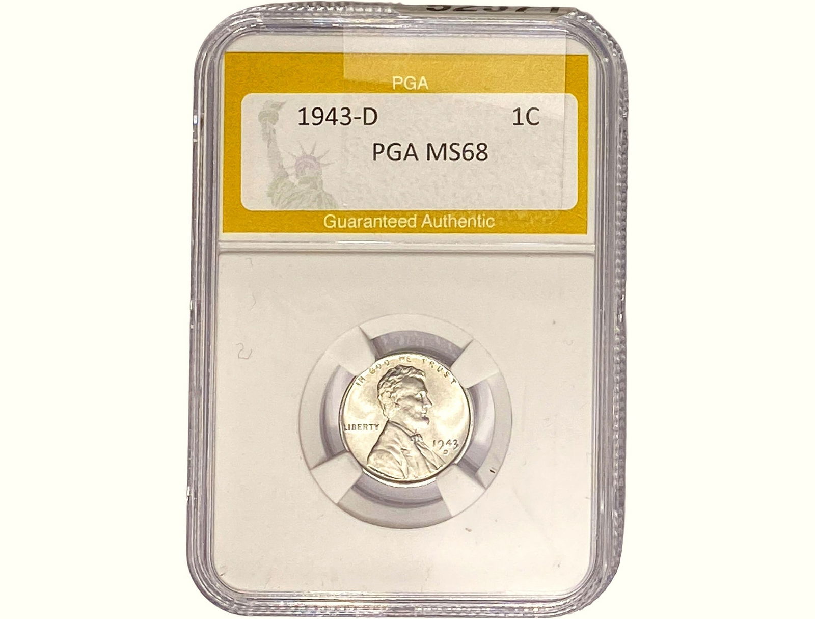 1943-D Wheat Cent PGA MS68 (1 of 2)