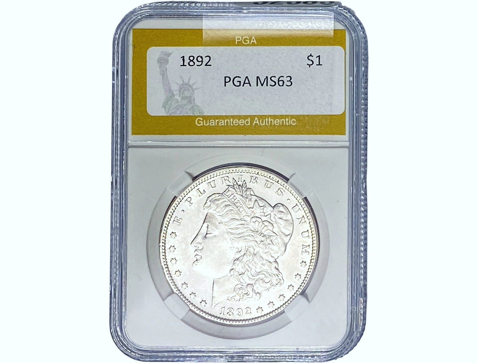 1892 Morgan Silver Dollar PGA MS63 (1 of 2)