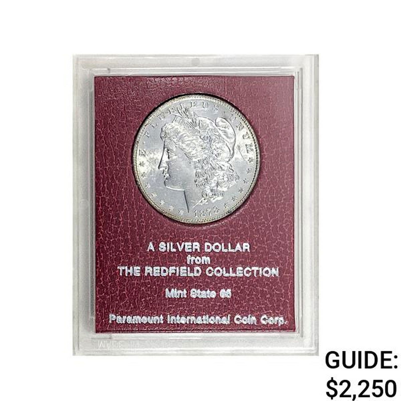 1878 8TF Morgan Silver Dollar REDFIELD MS65 (1 of 2)