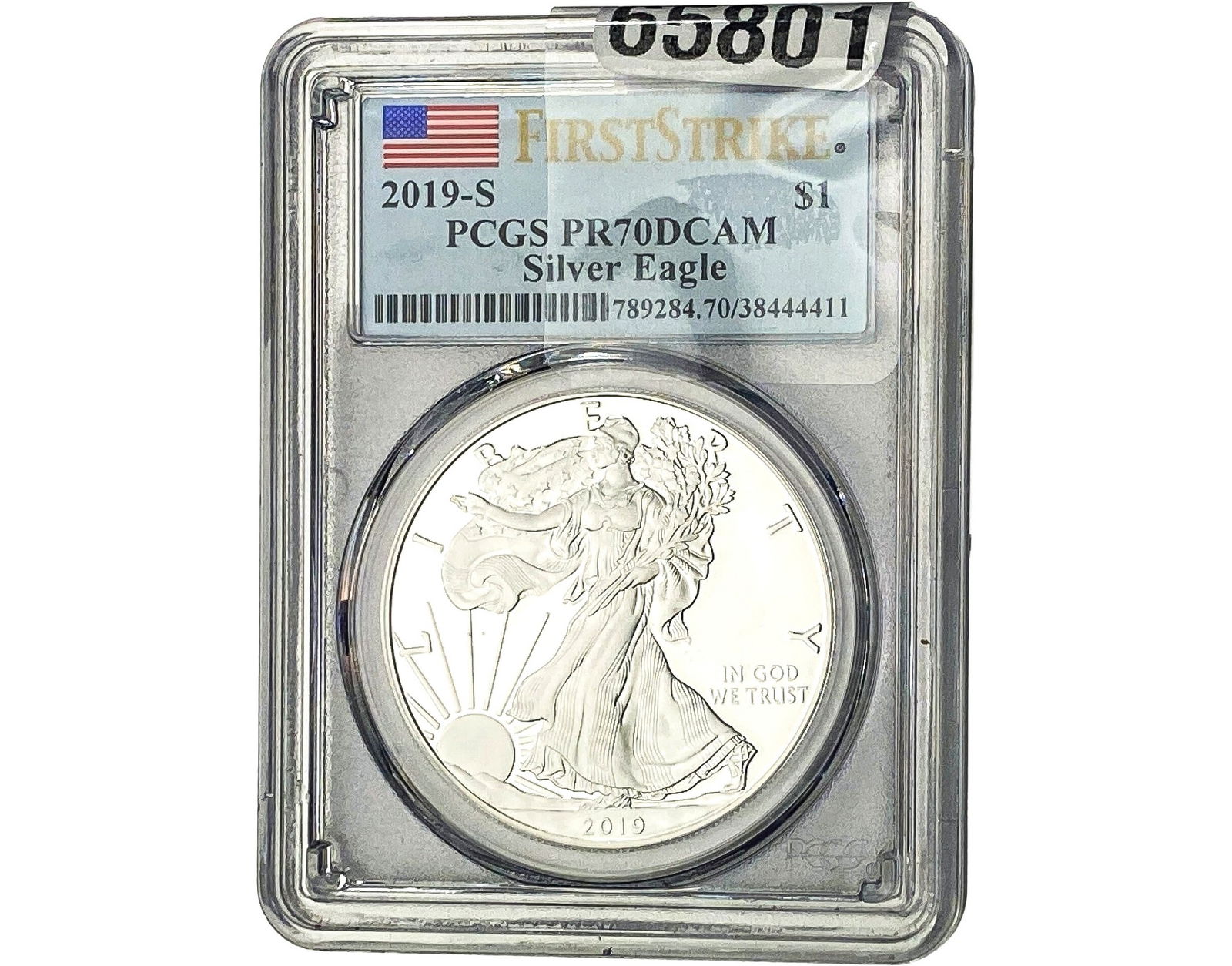 2019-S Silver Eagle PCGS PR70 DCAM (1 of 2)