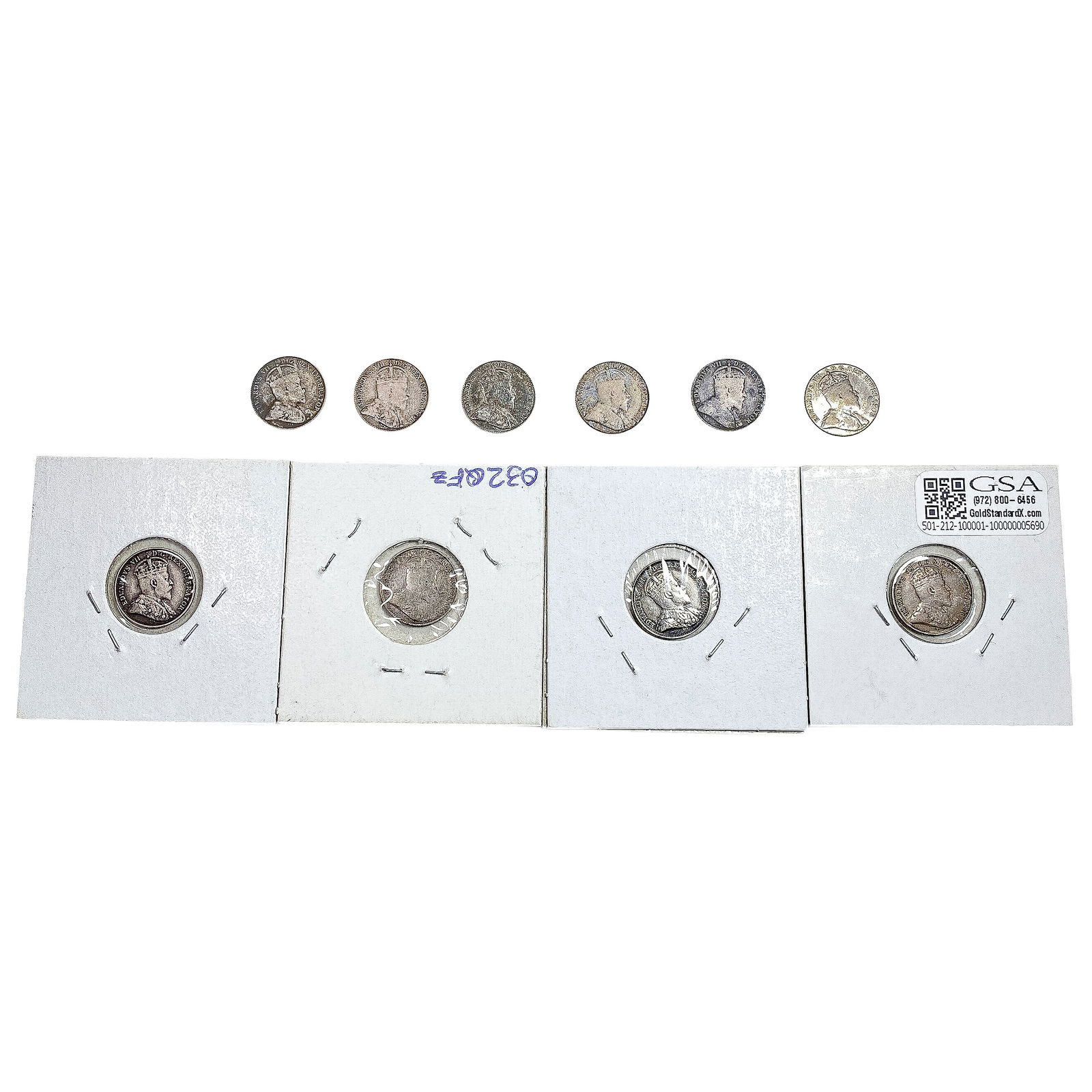 1908-1910 Canada 5 Cent Silver  [10 Coins] (1 of 2)