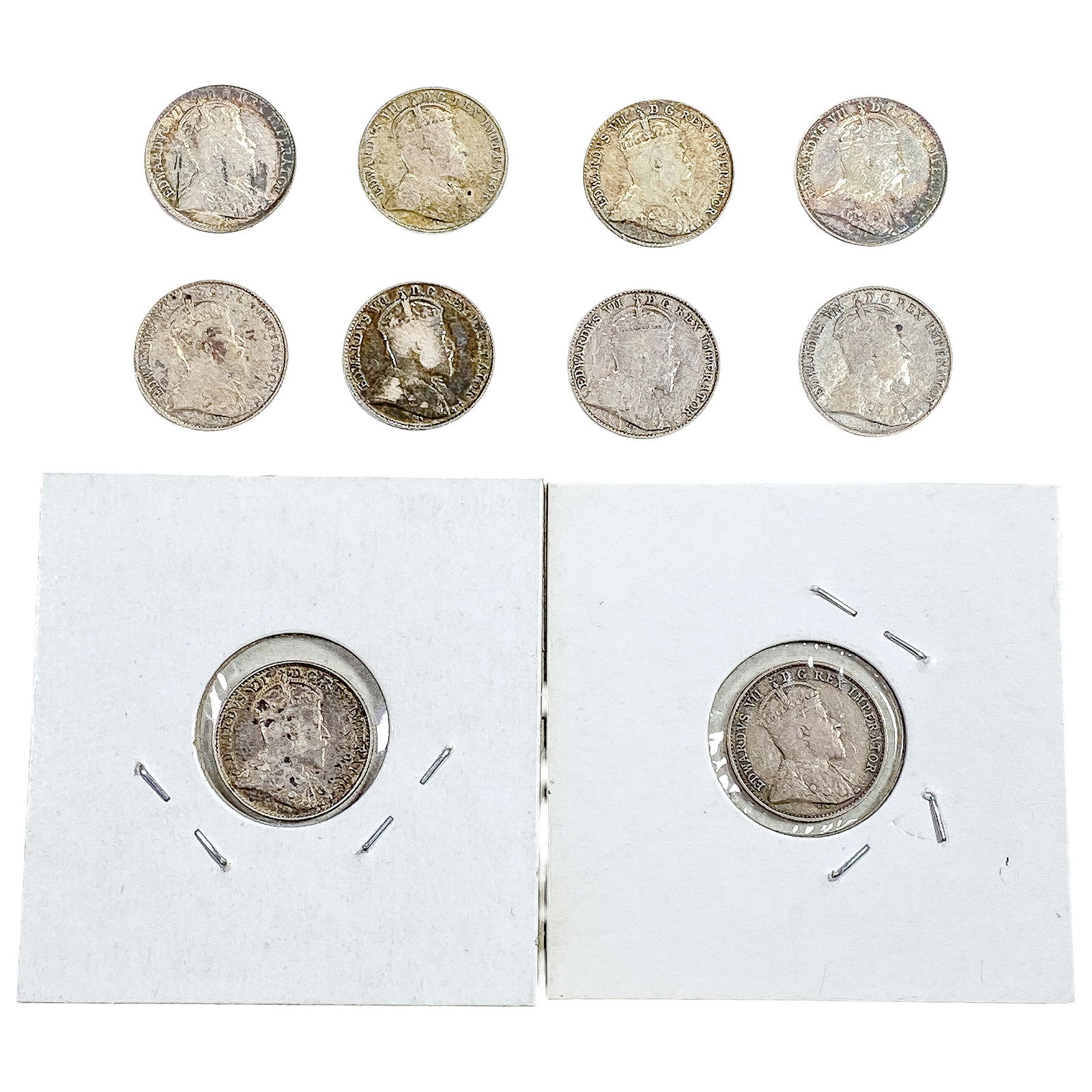 1907-1908 Canada 5 Cent Silver  [10 Coins] (1 of 2)
