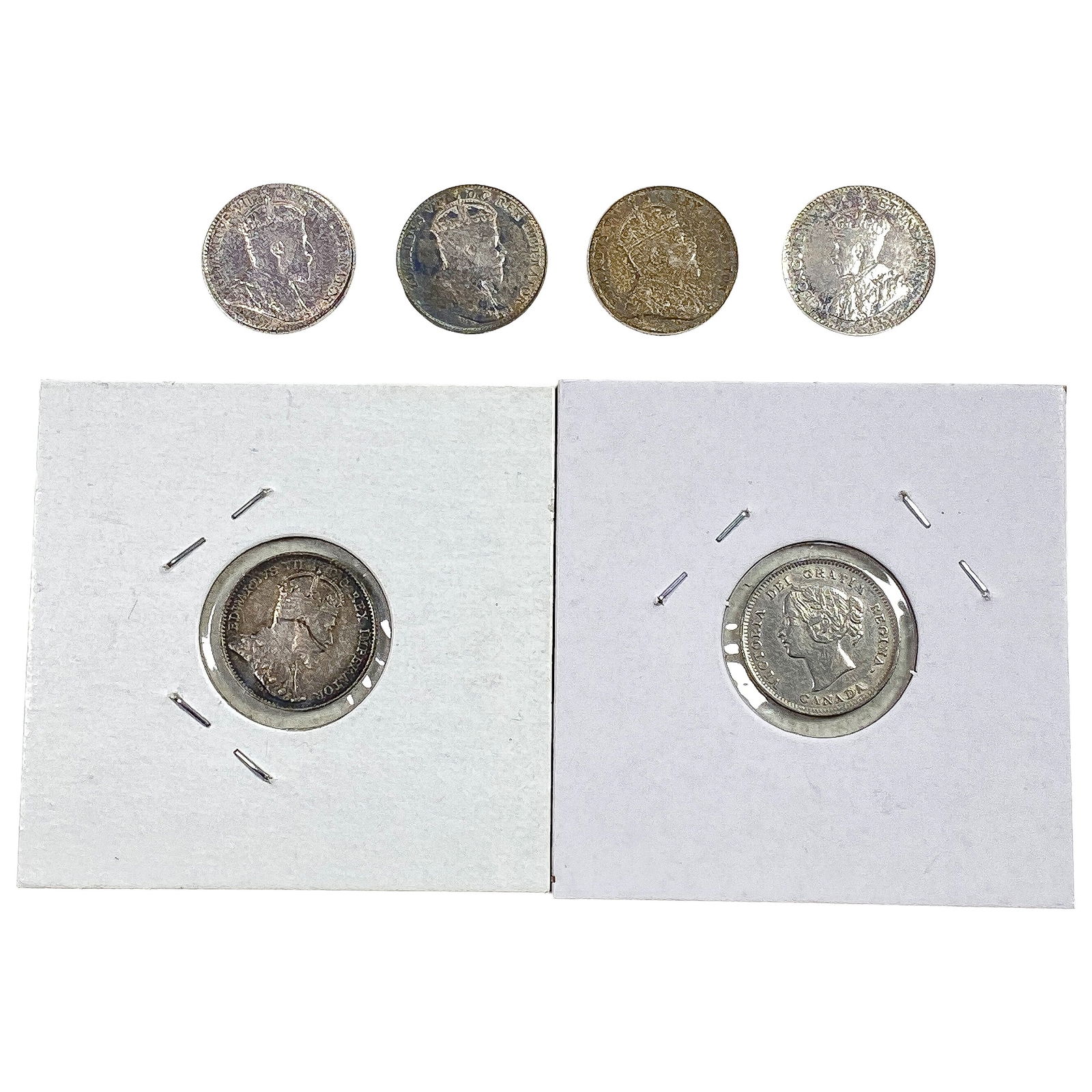 1900-1911 HIGH GRADE Canada 5 Cent Silver[6 Coins] (1 of 2)