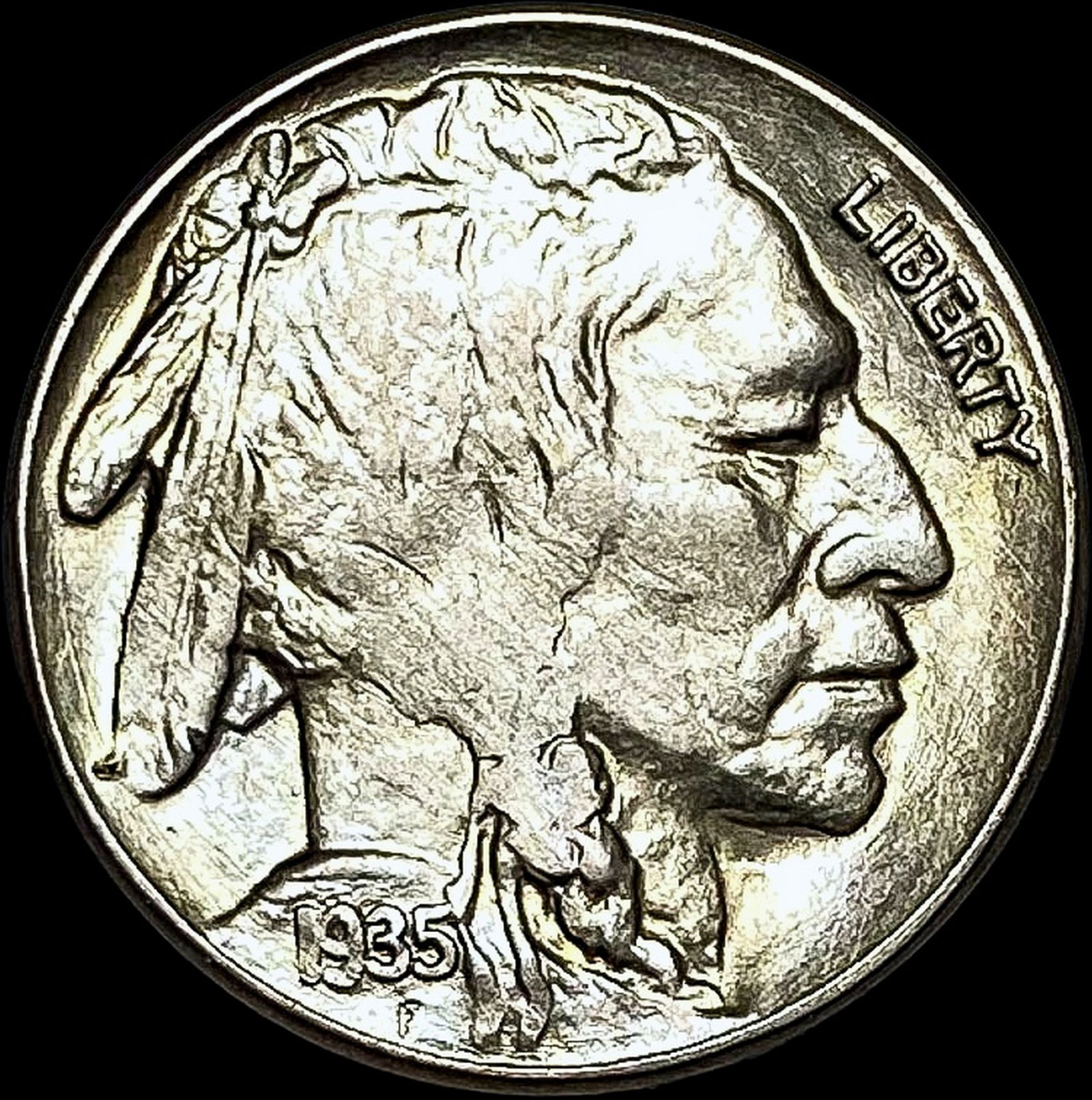1935-S Buffalo Nickel UNCIRCULATED (1 of 2)