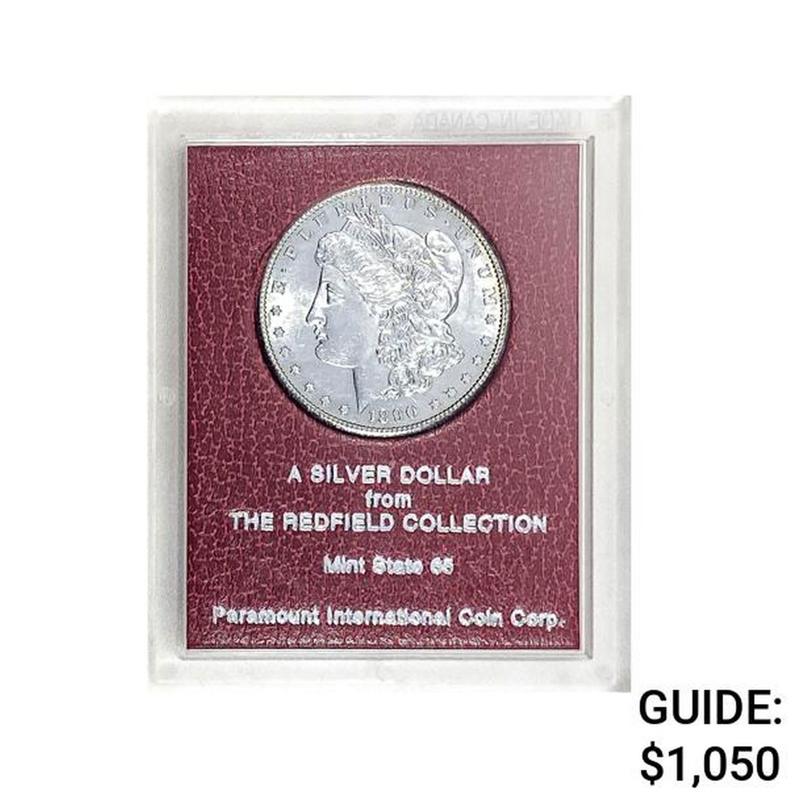 1890-S Morgan Silver Dollar REDFIELD MS65 (1 of 2)