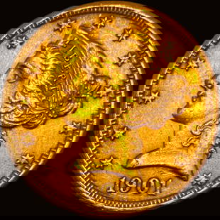 1901-S Gold $5 Half Eagle CLOSELY UNCIRCULATED: 1901-S Gold $5 Half Eagle CLOSELY UNCIRCULATED