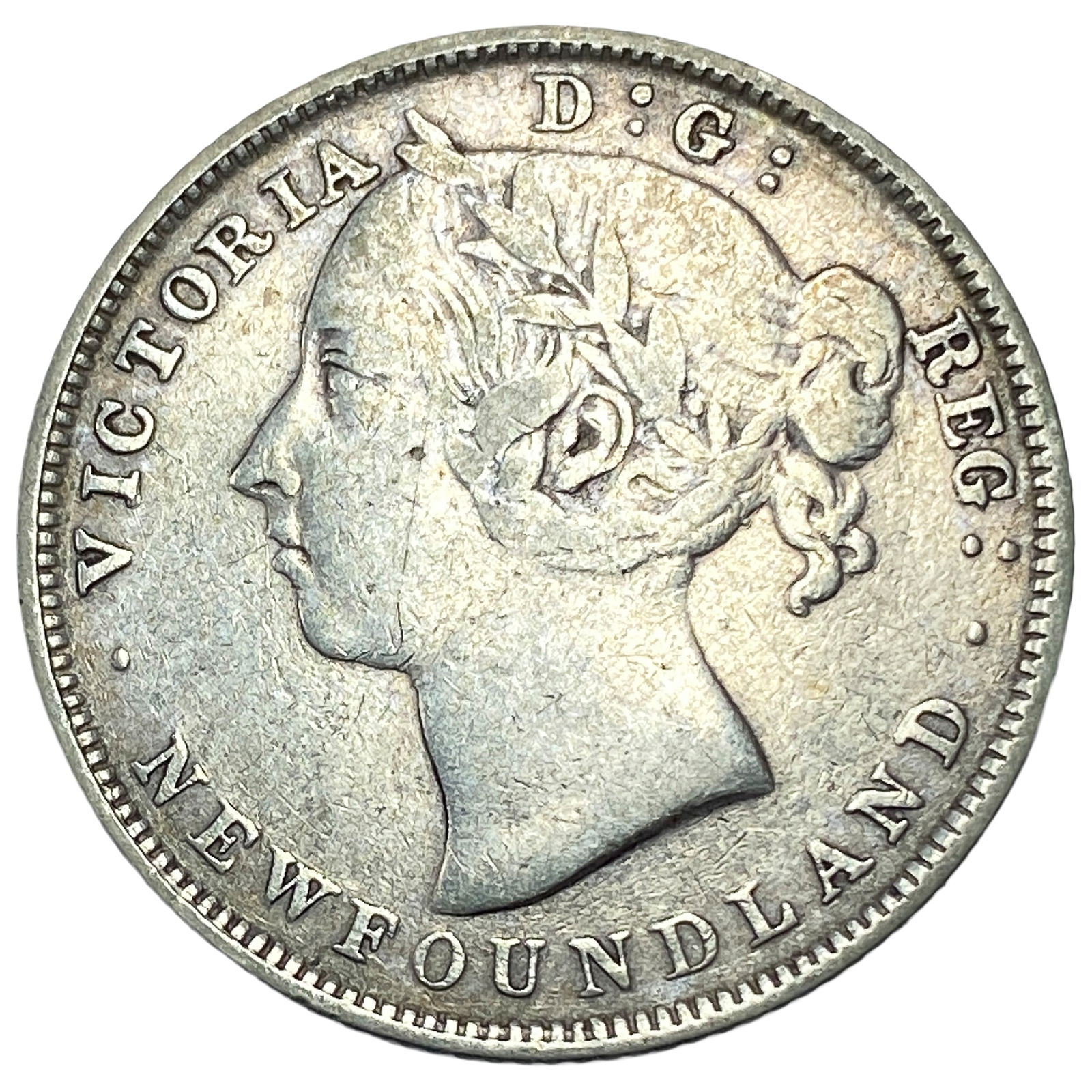 1899 Lg 99 Newfoundland 20 Cent Piece XF (1 of 2)