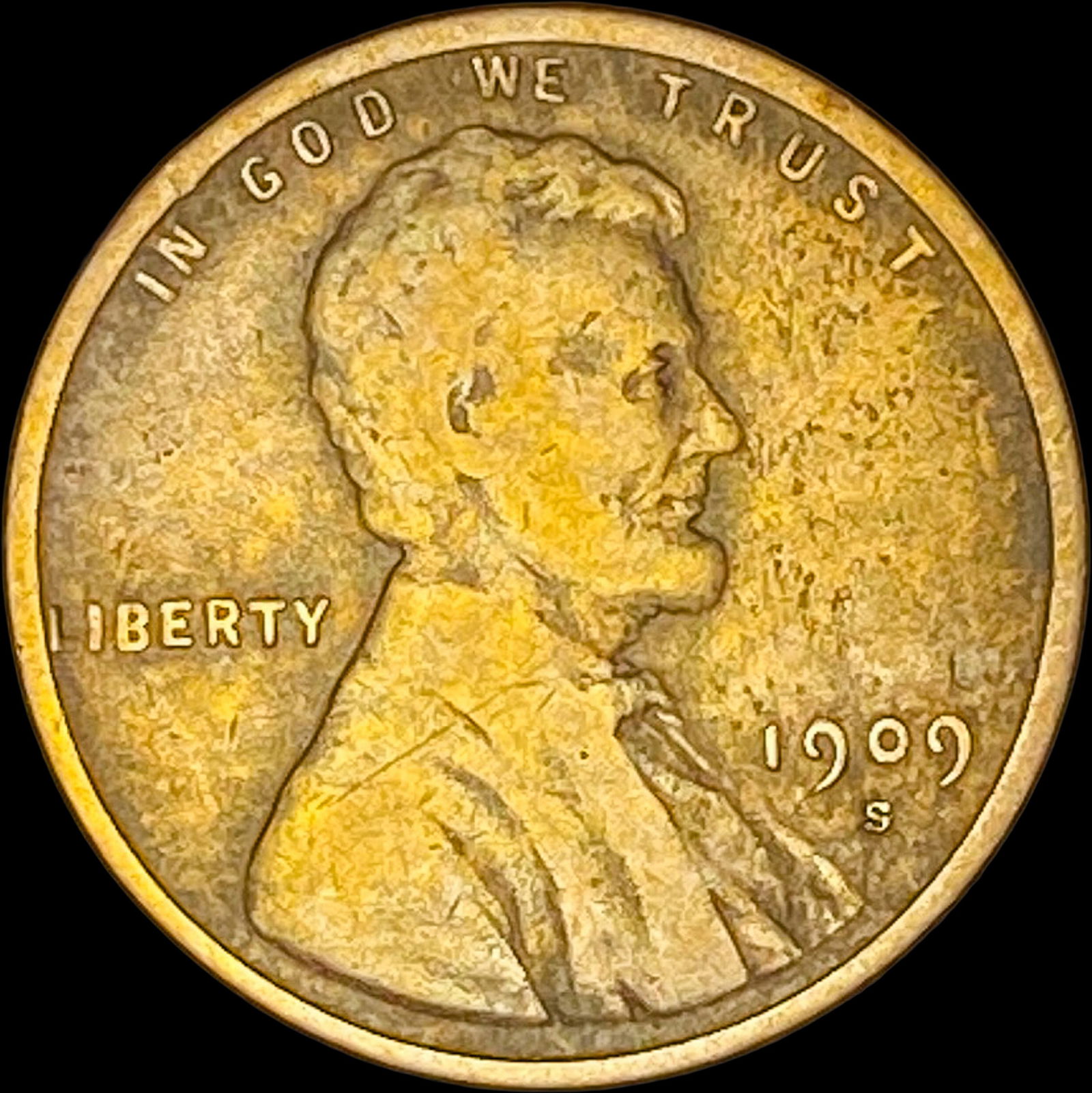 1909-S Lincoln Wheat Cent NICELY CIRCULATED (1 of 2)