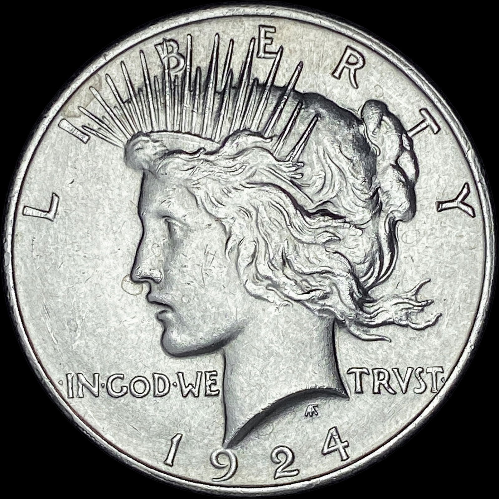 1924 Silver Peace Dollar UNCIRCULATED (1 of 2)