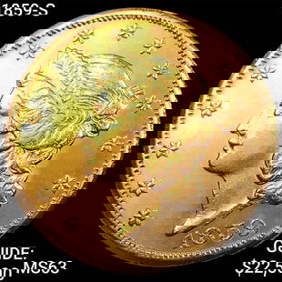 1859-S $20 Gold Double Eagle CHOICE BU: 1859-S $20 Gold Double Eagle CHOICE BU