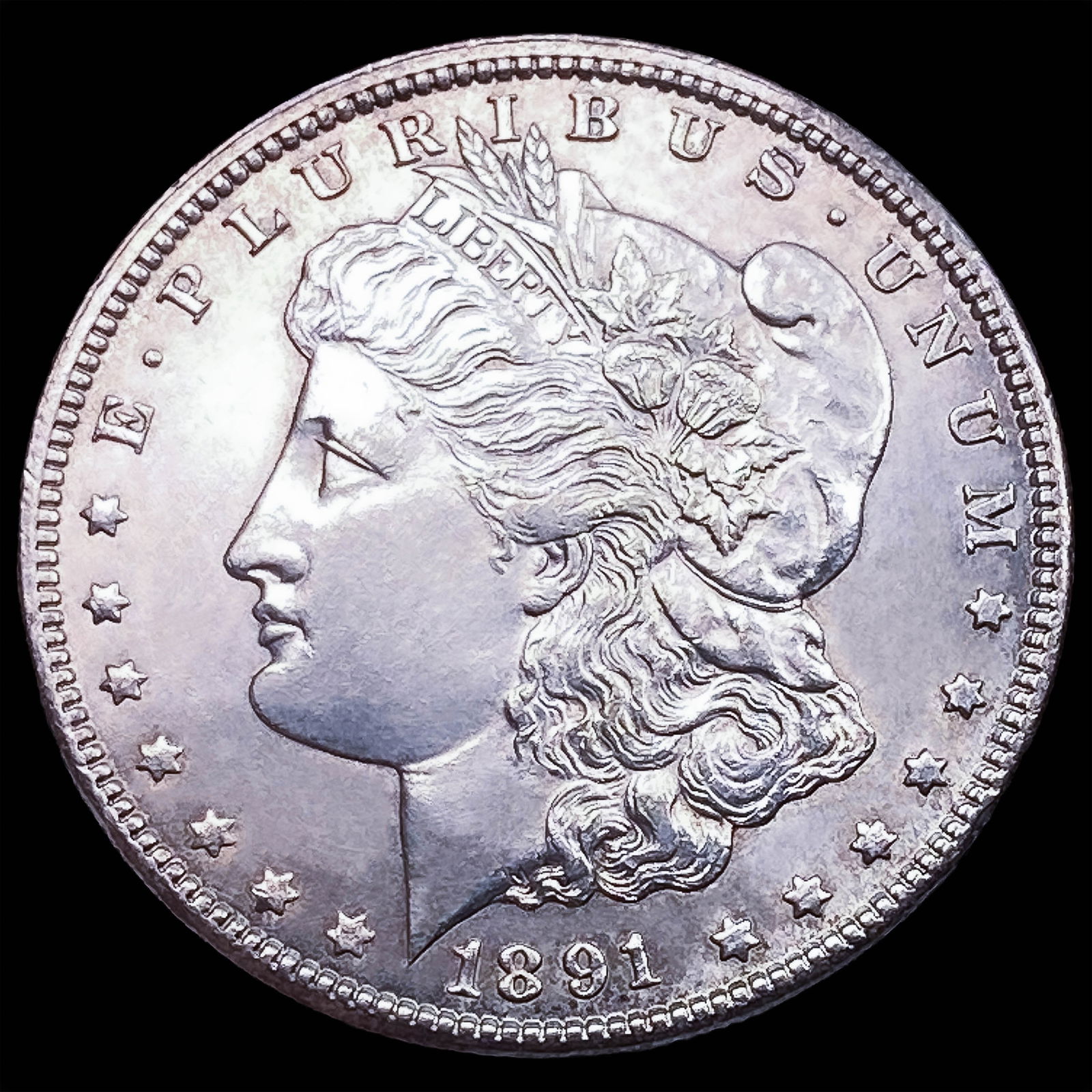 1891-CC Morgan Silver Dollar CHOICE BU (1 of 2)