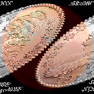 1813 50c/UNI Capped Bust Half Dollar HIGH GRADE: 1813 50c/UNI Capped Bust Half Dollar HIGH GRADE