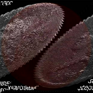 1793 Flowing Hair Half Cent NEARLY UNCIRCULATED: 1793 Flowing Hair Half Cent NEARLY UNCIRCULATED