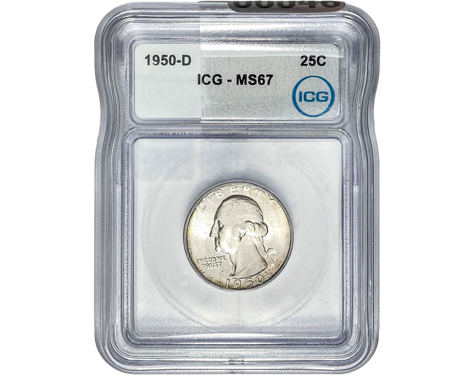 1950-D Washington Silver Quarter ICG MS67 (1 of 2)