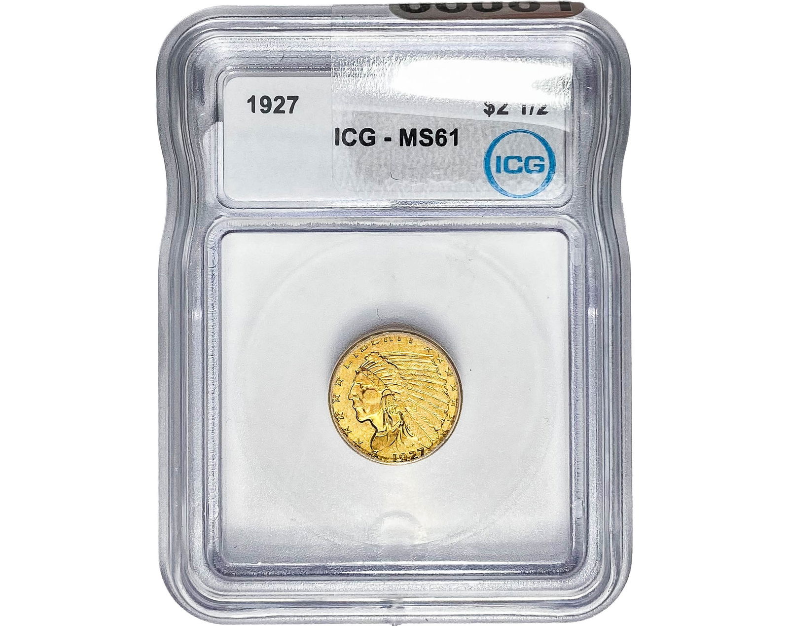 1927 $2.50 Gold Quarter Eagle ICG MS61 (1 of 2)