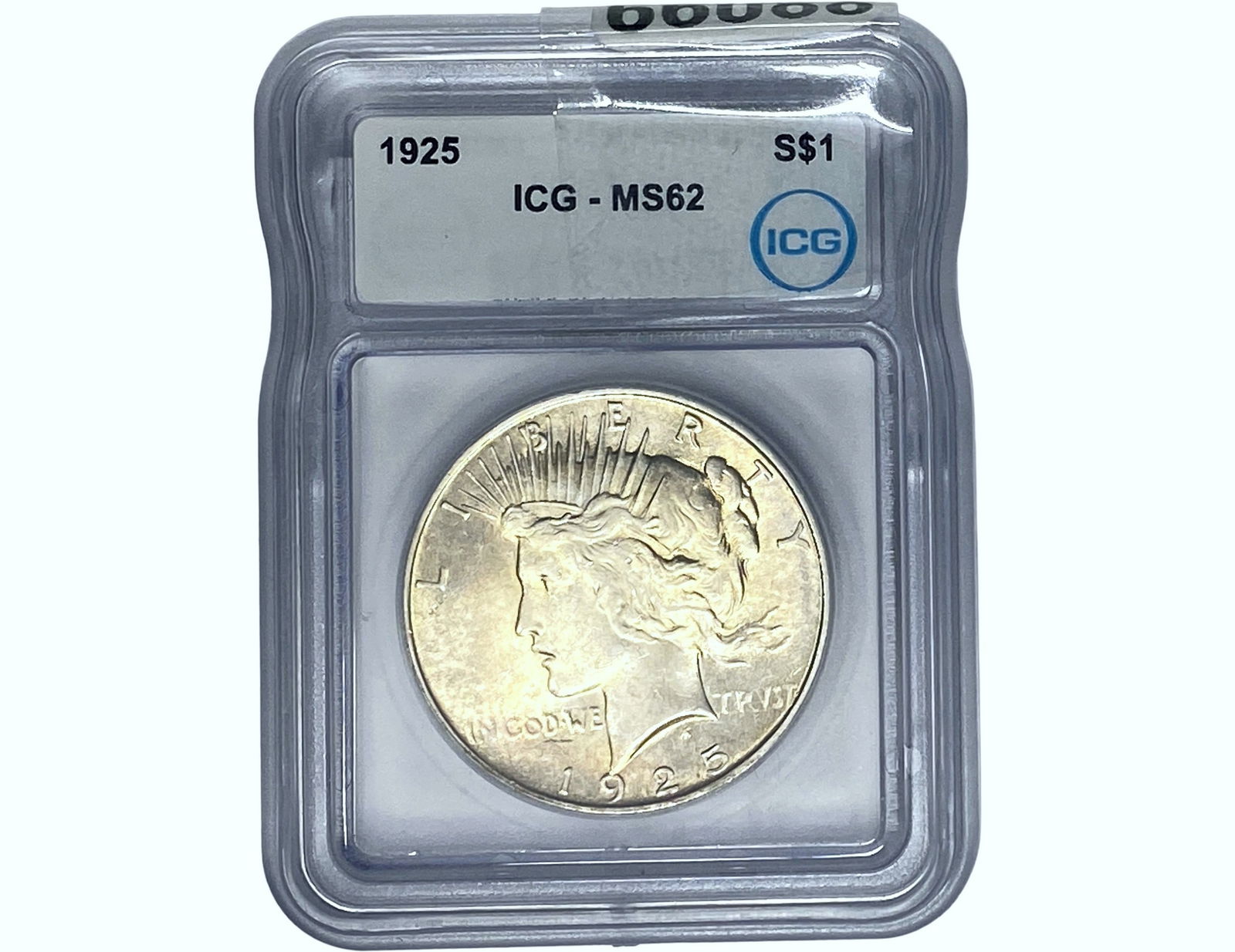 1925 Silver Peace Dollar ICG MS62 (1 of 2)