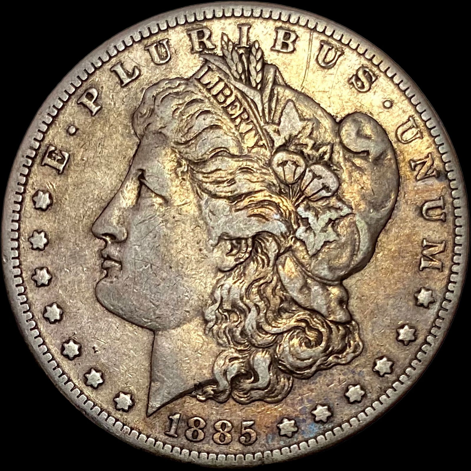 1885-S Silver Morgan Dollar NEARLY UNCIRCULATED (1 of 2)