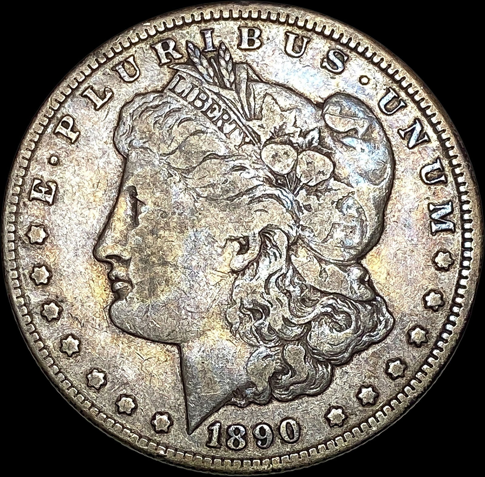 1890-CC Silver Morgan Dollar NEARLY UNCIRCULATED (1 of 2)