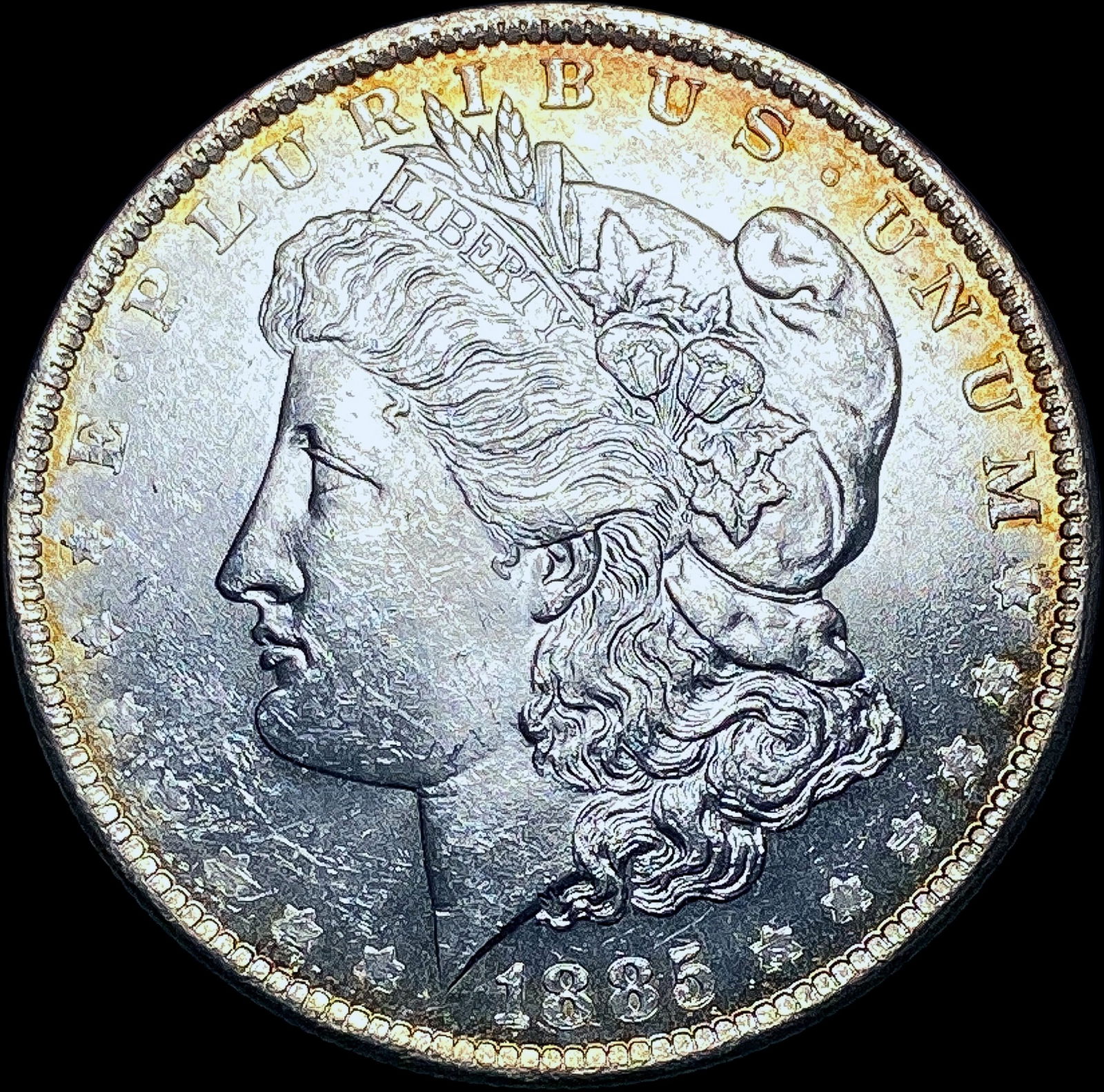 1885-O Silver Morgan Dollar CHOICE BU (1 of 2)